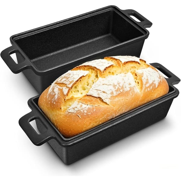 Brødboks i støpejern i europeisk stil, rektangulær bakeform for brødbaking