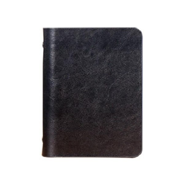 A7 Pocket Løsblade Notebook Læder Cover Business Dagbog Memoer Planner Notesblok
