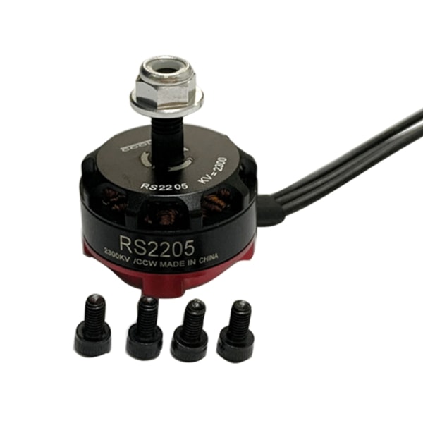 RC RS2205 2205 2300KV CW CCW borstlös motor för 2-6s FPV RC QAV250 X210 Racing Drönare Multicopter Tillbehör null - Cross teeth CCW