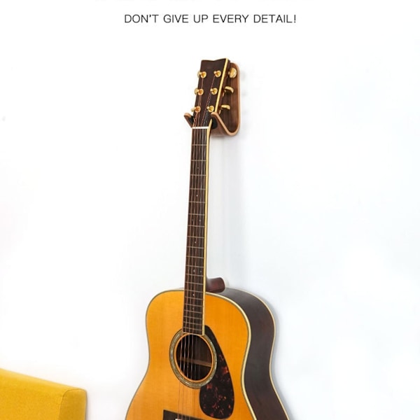 Väggmonterad gitarrhängare för elgitarr och ukulele B