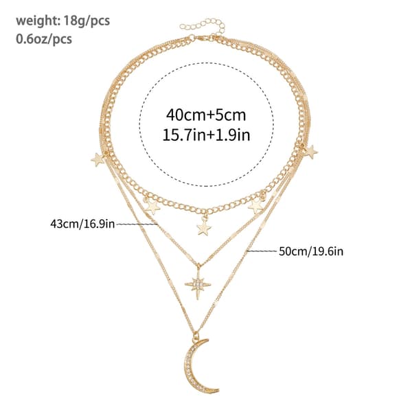 Trendiga Celestials Smycken Legering Halsband PGåva