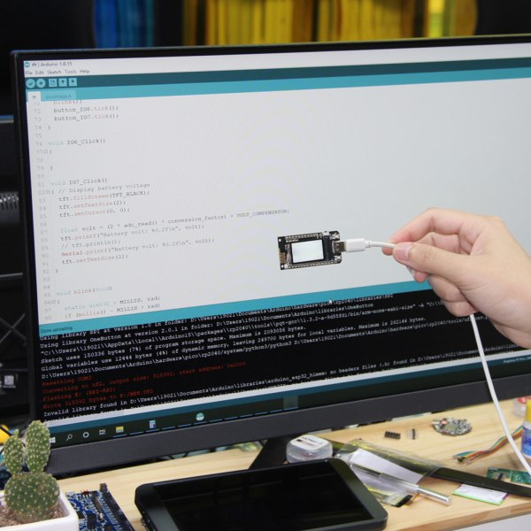 T-Pico C3 T-Display RP2040 Dual MCU Raspberry Pi-modul 1,14 tum LCD IPS-skärmkretsar Utvecklingskort för arduino