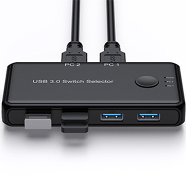 4-portars USB3.0 2.0 KVM för Smart Switcher 2 in 4 Out USB Switch för 2PCs 4 USB Sh