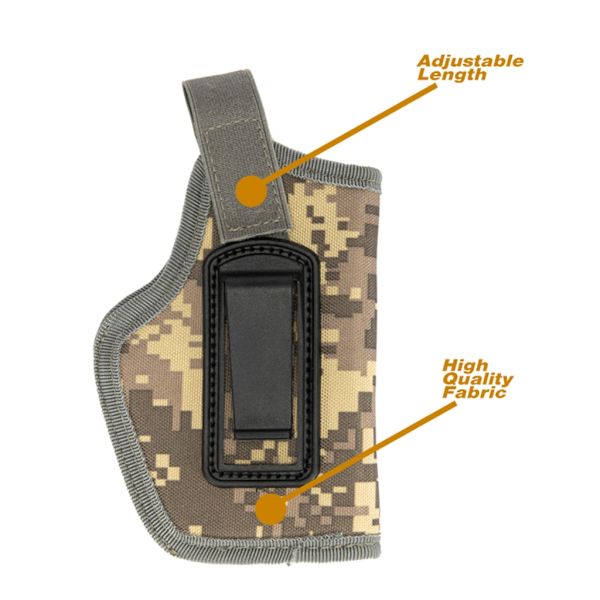 Taktisen metsästyksen kotelo Nylon piilotettu kantoholsteri Taktiset varusteet Black Color