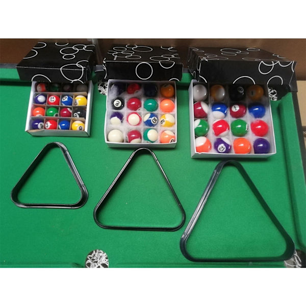 Billardholder Billard Trekant Ramme Trekant Pool Rack Pool Bordholder for 52 to 57mm ball