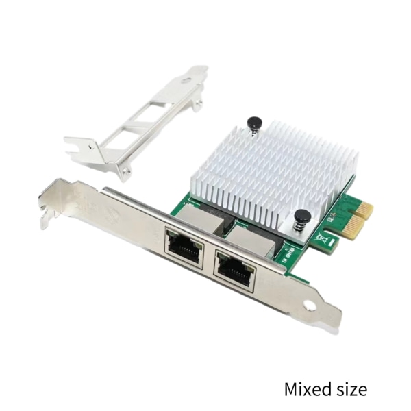 RTL8111F PCIe Gigabit Networks IEEE802.3 PCIExpress X1 1000 Mbps Desktop Ethernet Adapterkort 2 portar