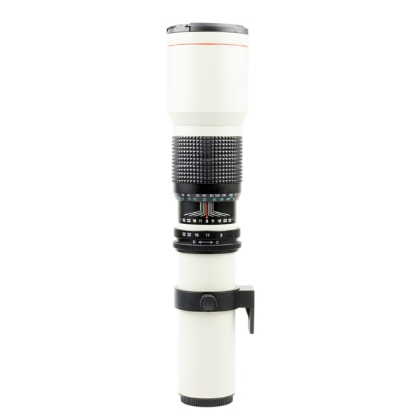 Högeffekt F8-F32 500 mm manuell teleobjektiv Metalllegering Kameratillbehör Enkel installation för fotografering null - FOR Canon black