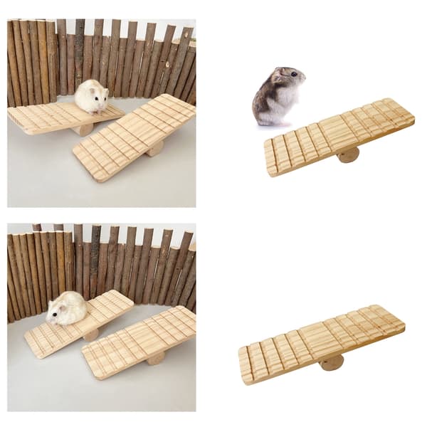 Hamsterbro Leksak Hus Marsvin Leksak Hamster Gnagar Sängbräda Bro