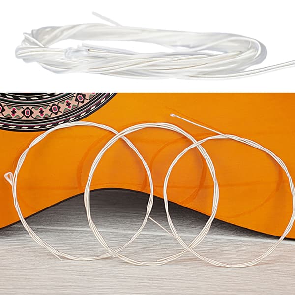 6 st/set Nylon Klassiska Gitarrsträngar Musikinstrument Tillbehörsdelar