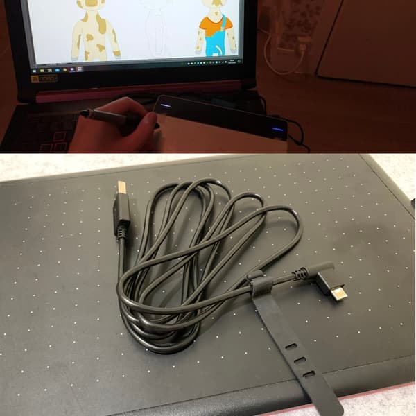 Strömkabel för CTL4100 CTL6100 CTL471 CTH680 Ritplatta