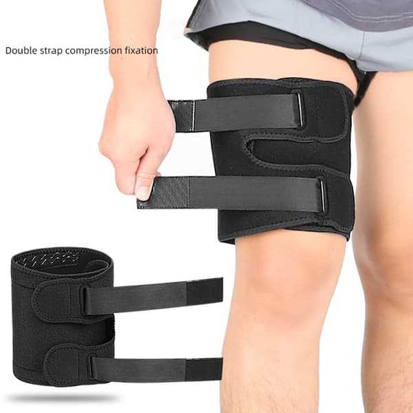 Kompressionslårærme Åndbar Elastisk Lårstøttebandage til Atleter