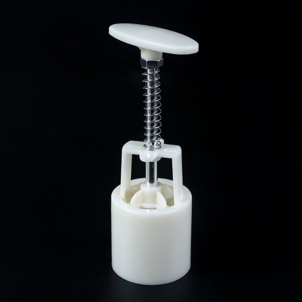 50g Midhösttema Mooncake Form Bakverk Stämpel Mooncake Formar Hand Pressure Gadget Plastmaterial Baktillbehör