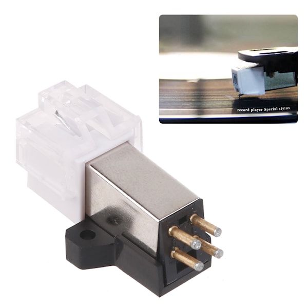 Presis Magnetisk Pickup Stylus Nål for Platespiller