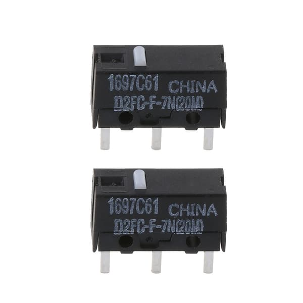2 st Original Mus Switch D2FC-F-7N 20m för för