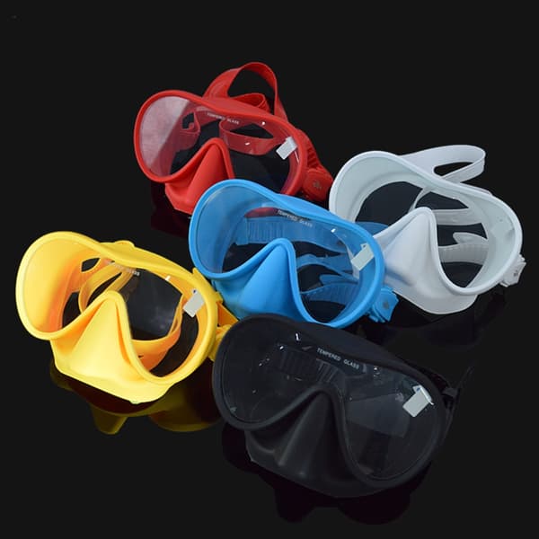 Anti-imma dykmask undervattensdykning glasögon mask simutrustning Red