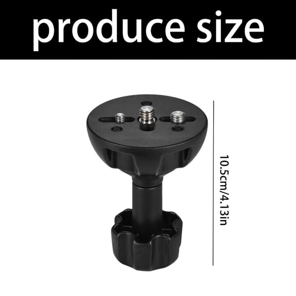 75 mm skål til flat hydraulisk kulehodeadapter for stativmontering, kraftig