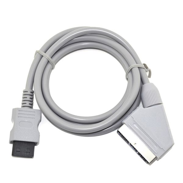 1,8 m RGB Scart Video TV AV-johtokaapeli Wii Wii-U -videopeliin