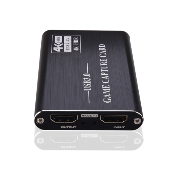 4K HDMI-kompatibelt videoinspelningskort USB3.0-spelenhet med 1080P 60FPS Live Streaming-inspelare för