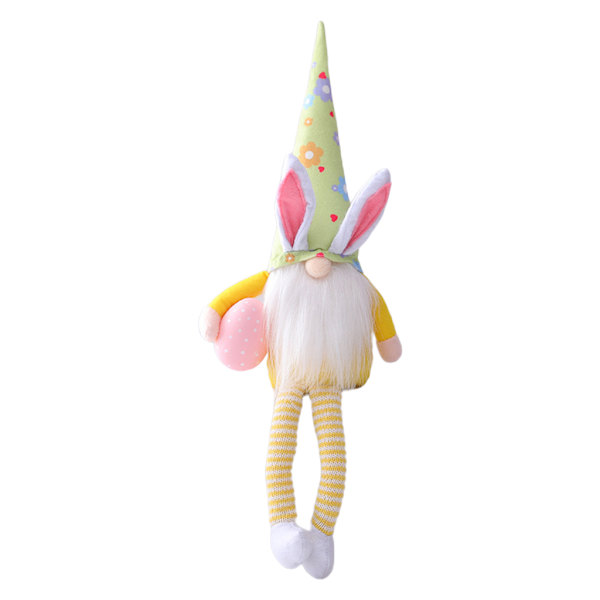 Pääsiäinen Rabbit Gnome Pehmokoristelu kasvoton nukelle Käsintehty tonttu nukelle koristeet lomakodin sisustukseen syntymäpäivä