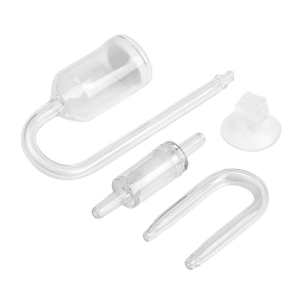 til Nano CO2 Diffuser Kits Glas til Akvarium Sugekop Tjek for ventil U Shap