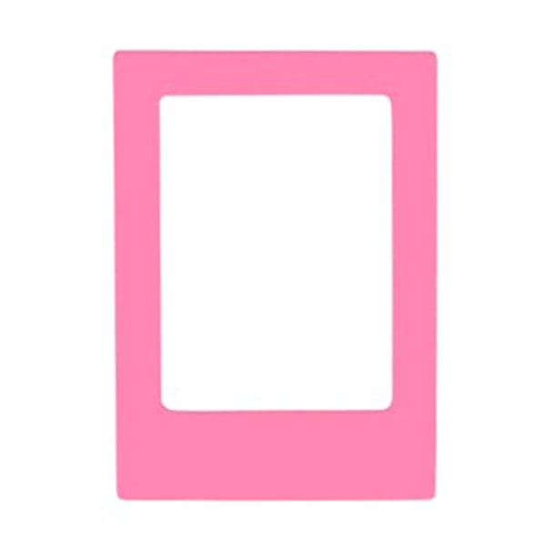 1 paket magnetisk fotoram Kylskåpsmagneter rymmer 6,2x4,5 cm färgglada minibords tavelramar