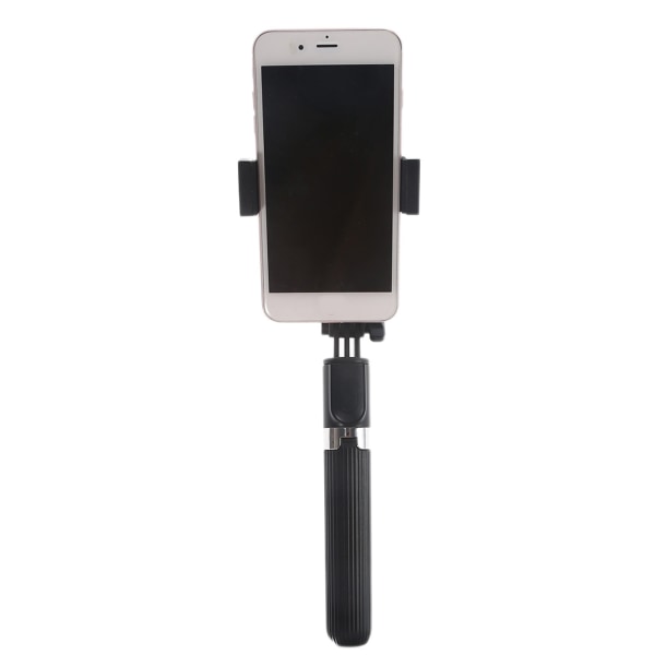 Utdragbart Selfie Stick-stativ med löstagbar fjärrkontroll och LED-ringljus för fotografering/YouTubes/Smink/Videoinspelning Black