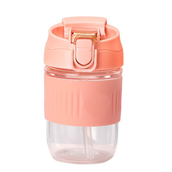 350/550ml Kaffeglaskopp Glasögonkoppar Muggar Transparent kopp Drickslock Halm