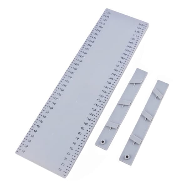 35CM Plast Hellende Plan Med Måleskala Dobbel Ben Hellende Stativ