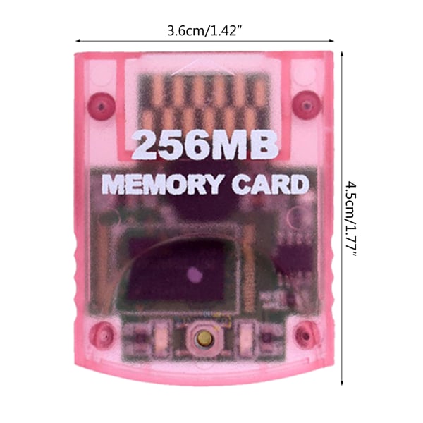 Professionellt höghastighets spelminneskort för Gamecube för Wii-konsol 256MB Memory Stick-byte