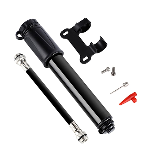 Mini-pyöräpumppu, sopii Presta- ja Schrader-venttiileille, 100 PSI, sisältää kiinnityssarjat, kevyt