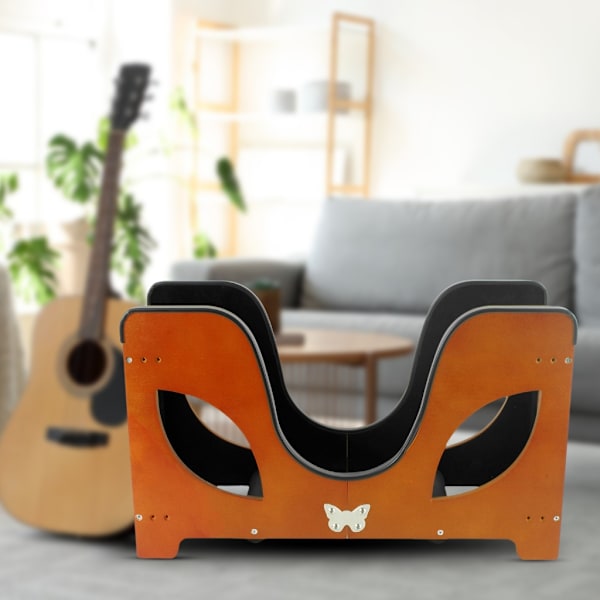 Gitarrställ Ihåligt Gitarrhylla Gitarrhållare Bas Fällbart Ukulele-ställ