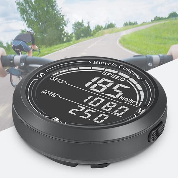 Vanntette trådløse sykkelcomputere multifunksjonelle sykkel speedometer