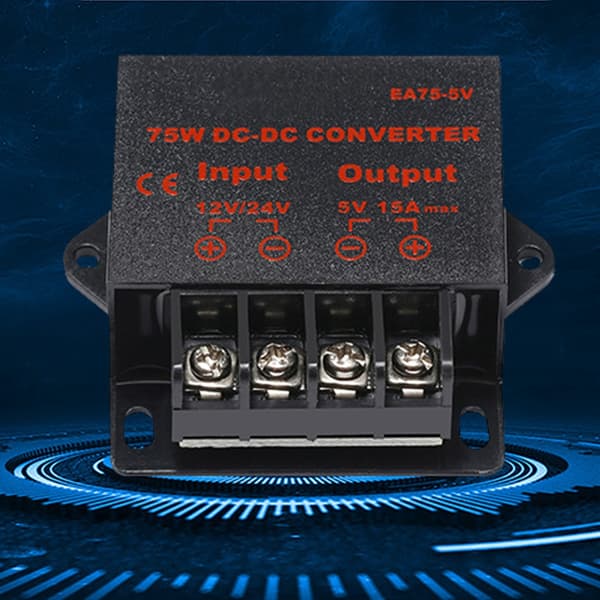 75W strømforsyningsomformermodul DC12V/24V til DC5V 15A for LED-strømprosjekter