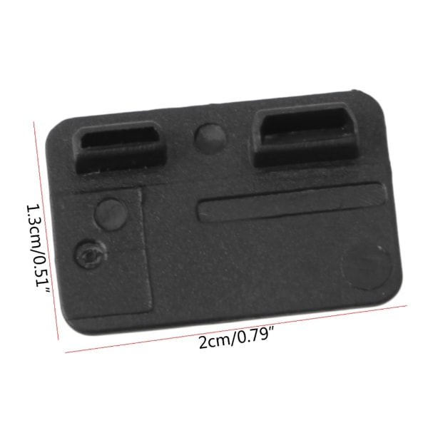 Mini USB sidodörr Ersättningskamera Cover för case Part Blac