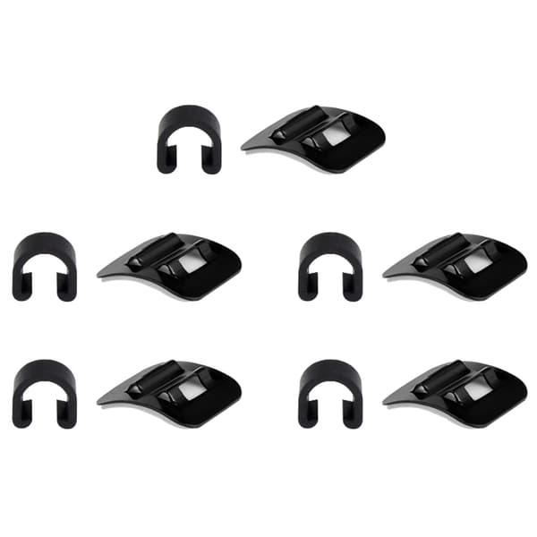 5/10 sæt cykelkabel base guide stick-on guides C-formede clips spænde 10 PCS