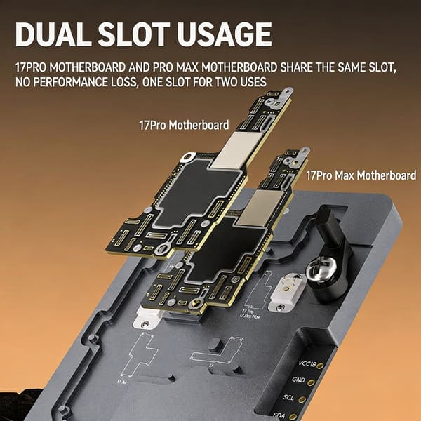 Basband/logikprogrammerare för läsning och skrivning av telefon 16/17-seriens chip
