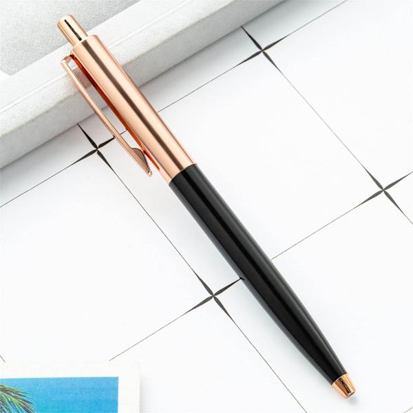 Udtrækkelig kuglepen Business Signering Pen Glat at skrive til hotel Peacock blue