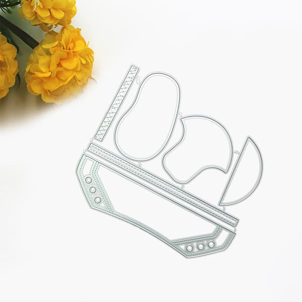 3D DIY Metallskärande Stansar Präglingspapper Kort Scrapbooking Högtid