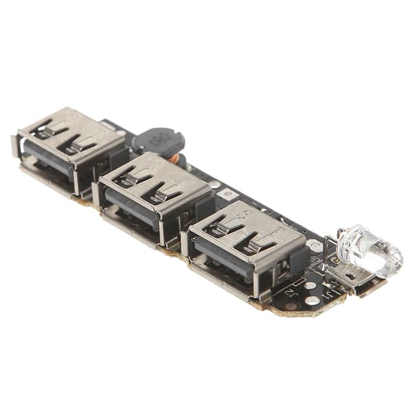 5V 2.1A Tehostinlevy Tehostin Virtamoduuli 3 USB Virtapankki Tehostinlevy DIY