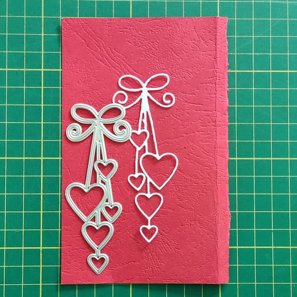 Hjerte Makrame Skærestencils DIY Stempler Håndværk Skabelon Form Stencils