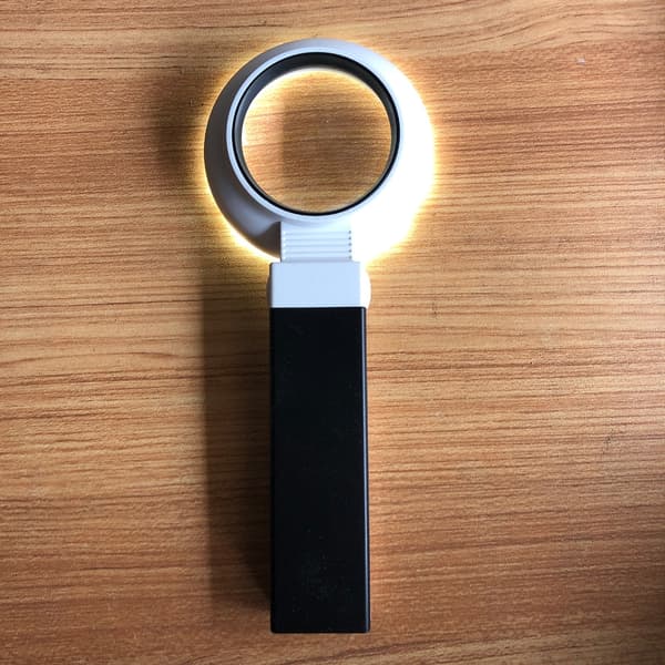 LED-belyst forstørrelsesglas 3 tilstande lys 16X forstørrelseslupper