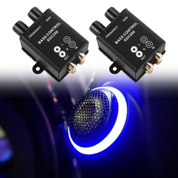 Bil Regulator Förstärkare Bas Subwoofer Stereo Kontroller Baskontroller