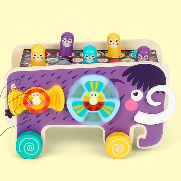 Barnens Pounding Hamster Spel Verklighetstrogen Hammare Bärbara Pedagogiska Leksaker