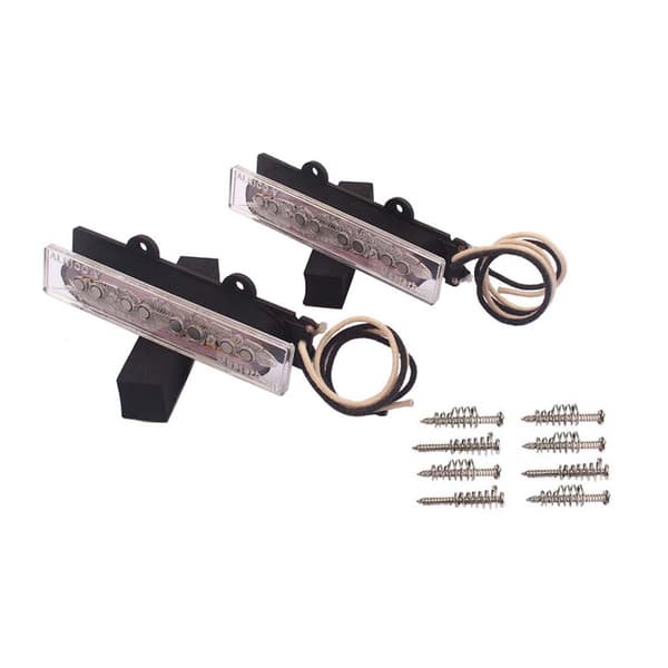 Alnico 5 JB Basgitarr Pickuper med Skruvar & Fjädrar Elgitarr Basdel