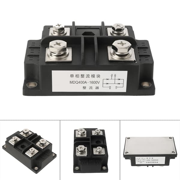 Enfaset diodebro-likerettermodul Høyeffektsmodul MDQ 400A 1600V