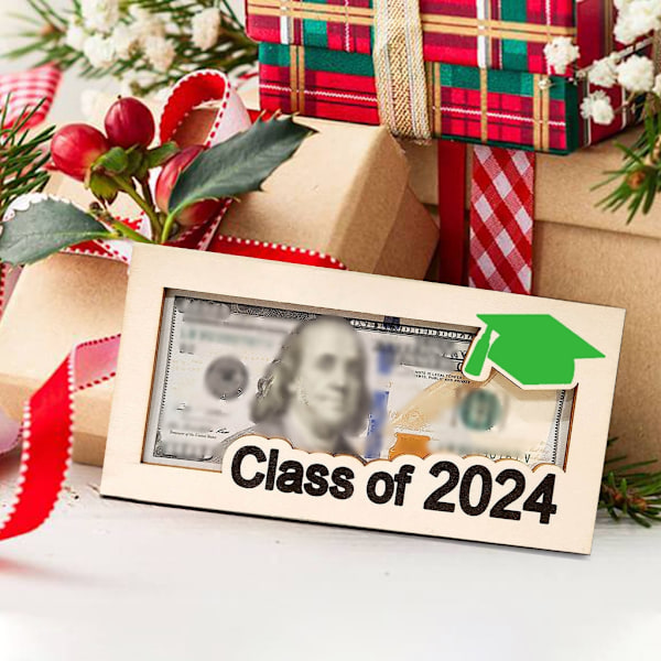 Graduation Cards Box Cash Holder 2024 Graduation Money Gift Holder Blue