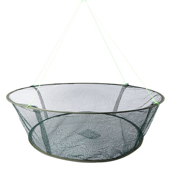 Hopfällbart fiskenät, hopfällbart fiskenät, knutlöst fiskenät, säkerhetsfällbart 100cm