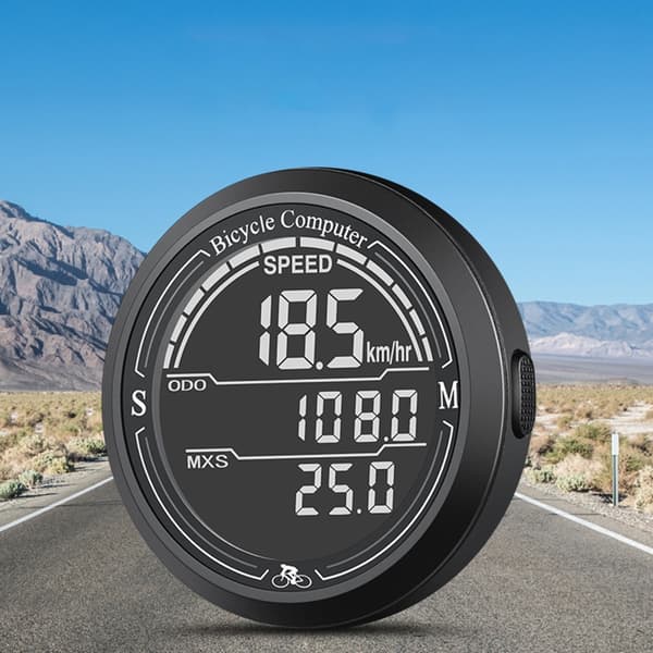 Vanntette trådløse sykkelcomputere multifunksjonelle sykkel speedometer