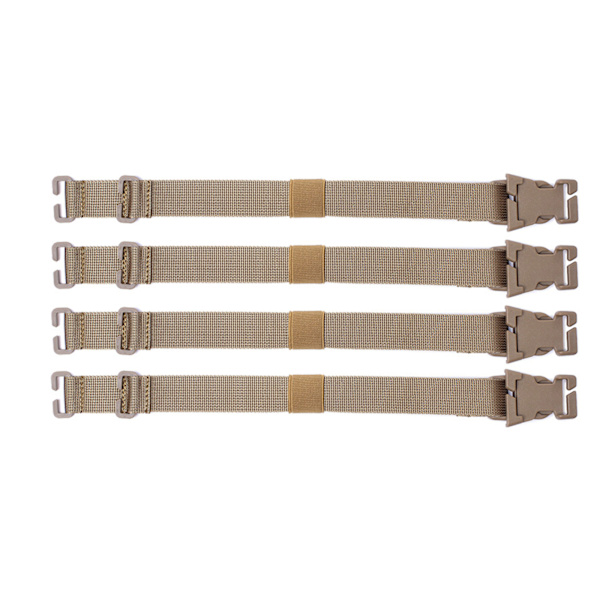 4 stk Molle Webbing stropper med spænde taktisk gear Clip strop Nem at bruge