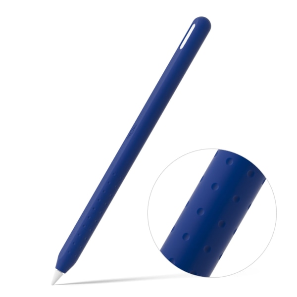 Snygg case för penna 2:a pennskydd Innovativ silikonhud Förbättrad skrivupplevelse Blue